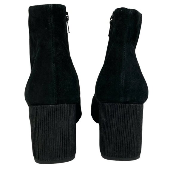 Seychelles Womens Audition Black Suede Side Zip Ankle Booties Size 8.5 - Picture 5 of 8